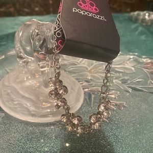 NWT Paparazzi White Rhinestone Bracelet